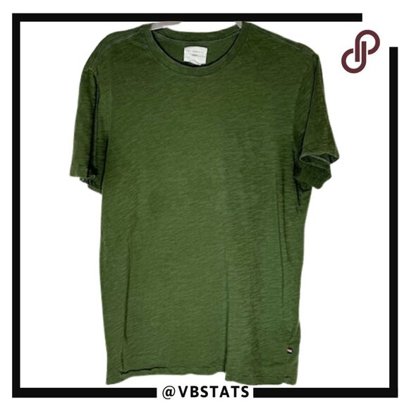 Sol Angeles Men's Essential Slub Short Sleeve T-Shirt Cypress Green Size Medium - Picture 1 of 9